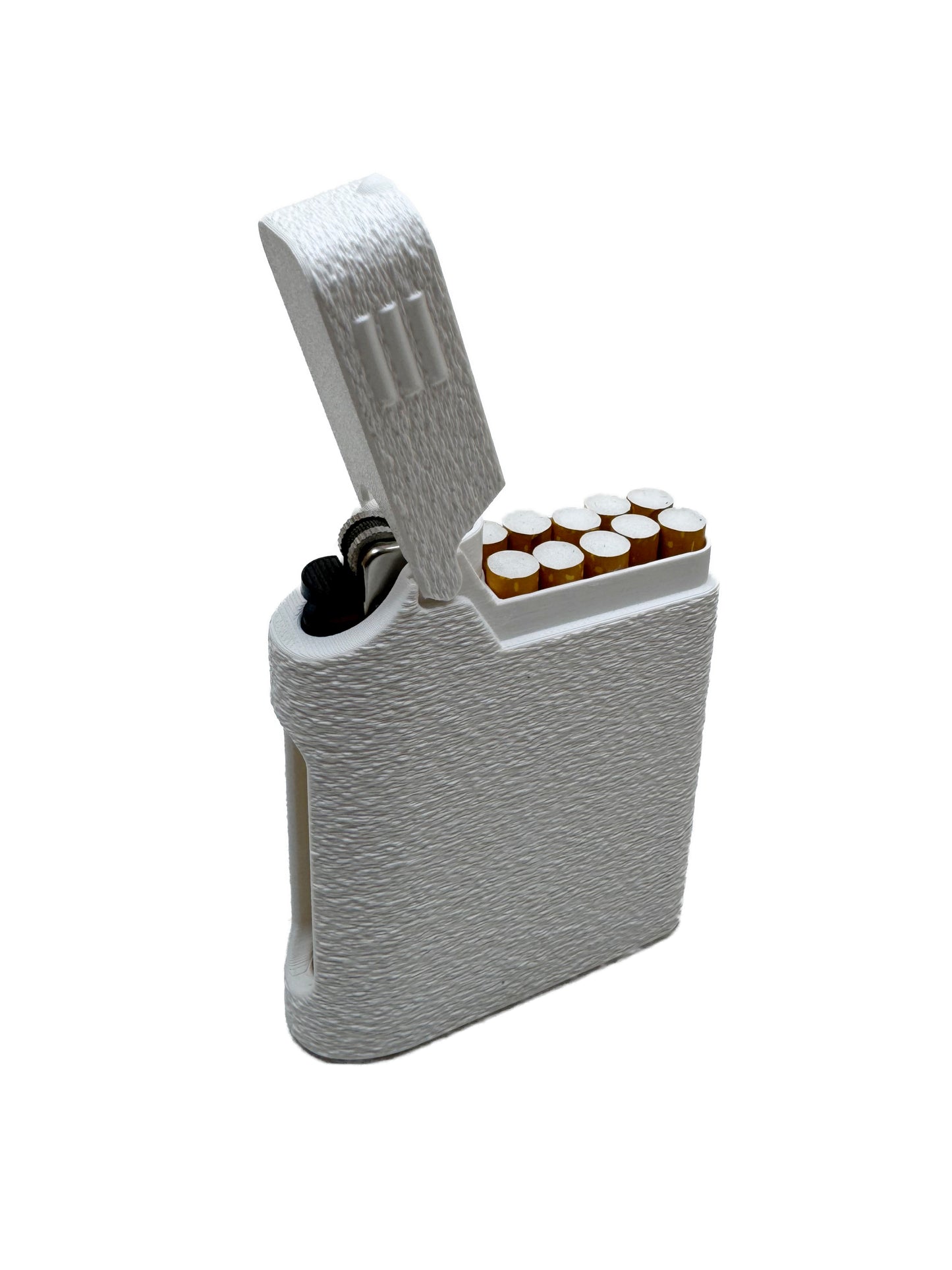 CIGARRERA 9 CIGARROS CORTOS Y ENCENDEDOR - Paquete 12