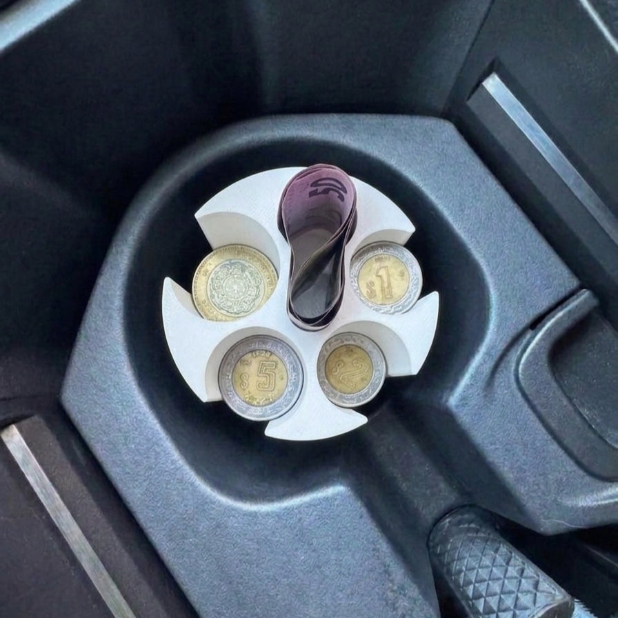 Organizador de monedas y billetes