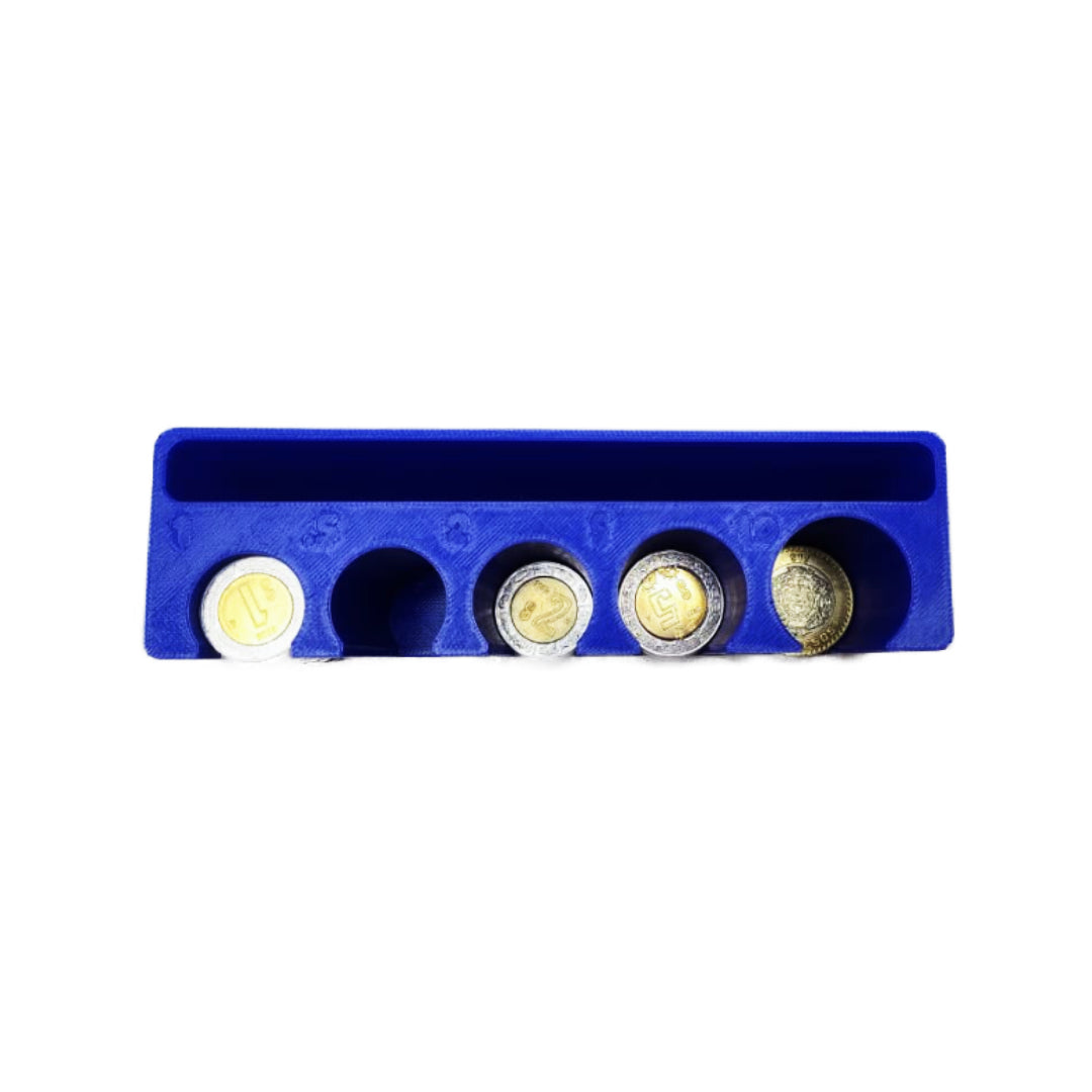 ORGANIZADOR DE MONEDAS Y BILLETES PARA MESA - Paquete de 8
