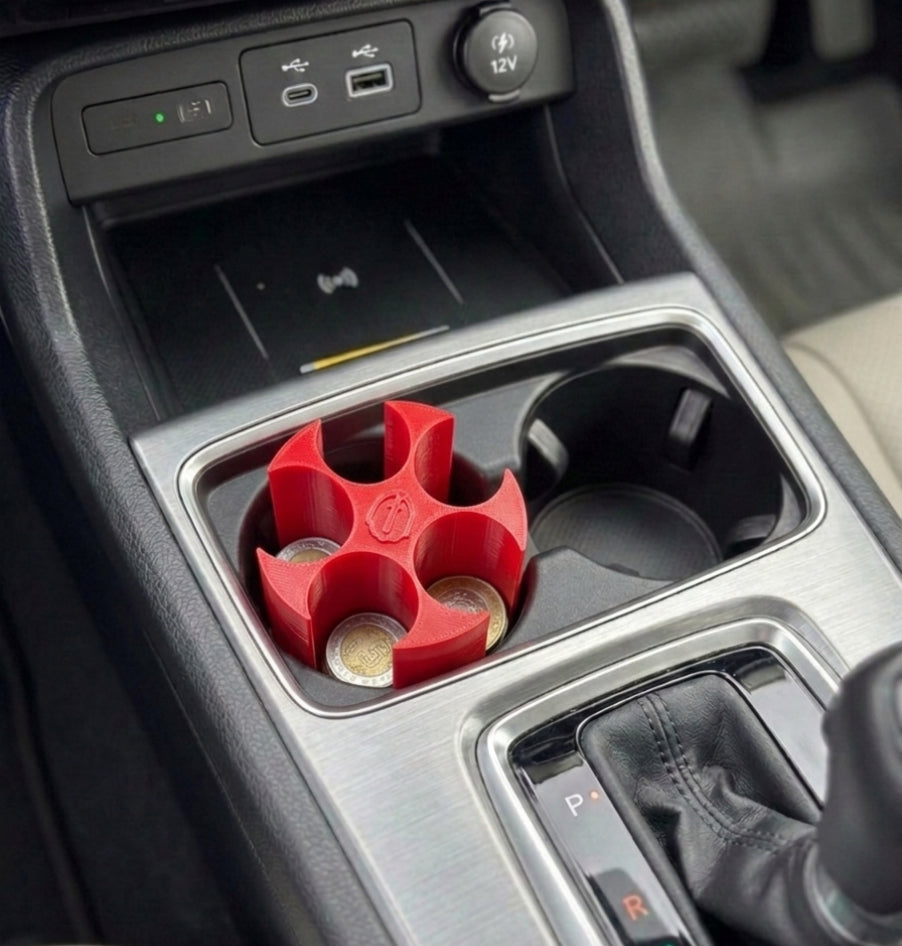 ORGANIZADOR DE MONEDAS PARA CARRO - Paquete 9